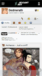 Mobile Screenshot of dedmerath.deviantart.com