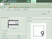 Tablet Screenshot of mrtomcraig.deviantart.com