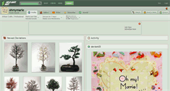 Desktop Screenshot of ohmymarie.deviantart.com