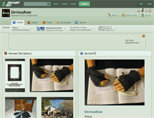 Tablet Screenshot of deviousrose.deviantart.com