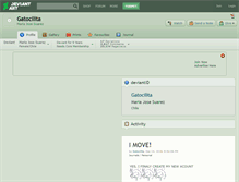 Tablet Screenshot of gatocilita.deviantart.com