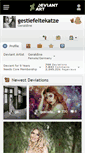 Mobile Screenshot of gestiefeltekatze.deviantart.com