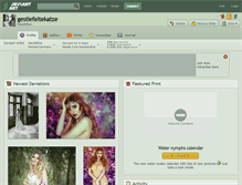 Tablet Screenshot of gestiefeltekatze.deviantart.com
