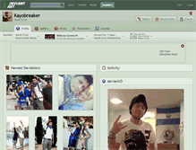 Tablet Screenshot of kayobreaker.deviantart.com