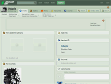 Tablet Screenshot of odaplz.deviantart.com