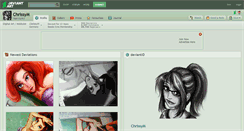 Desktop Screenshot of chrissym.deviantart.com