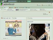 Tablet Screenshot of goddessoftheworld.deviantart.com