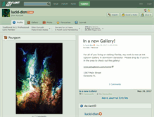 Tablet Screenshot of lucid-dion.deviantart.com