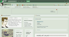 Desktop Screenshot of dragos12113.deviantart.com