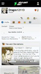 Mobile Screenshot of dragos12113.deviantart.com