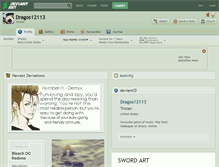 Tablet Screenshot of dragos12113.deviantart.com