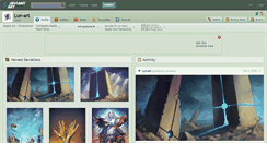 Desktop Screenshot of lun-art.deviantart.com
