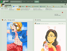 Tablet Screenshot of jazzcast.deviantart.com