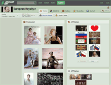 Tablet Screenshot of european-royalty.deviantart.com