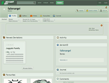 Tablet Screenshot of fallenangel.deviantart.com