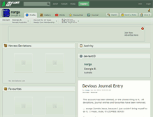 Tablet Screenshot of narga.deviantart.com