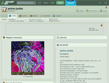 Tablet Screenshot of anime-junkie.deviantart.com