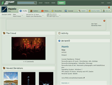 Tablet Screenshot of mazelo.deviantart.com