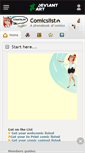 Mobile Screenshot of comicslist.deviantart.com