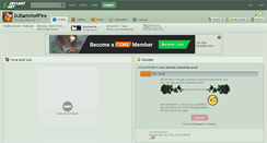 Desktop Screenshot of djdarkwolffire.deviantart.com