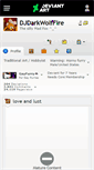 Mobile Screenshot of djdarkwolffire.deviantart.com