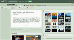 Desktop Screenshot of portalhumor.deviantart.com