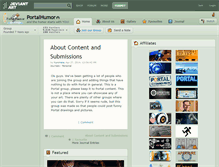 Tablet Screenshot of portalhumor.deviantart.com