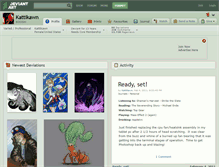 Tablet Screenshot of kattikawn.deviantart.com