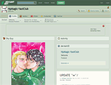 Tablet Screenshot of hpmagic-yaoiclub.deviantart.com