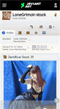 Mobile Screenshot of lonegrimoir-stock.deviantart.com