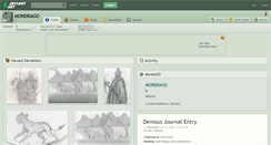 Desktop Screenshot of mondrago.deviantart.com