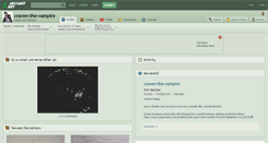 Desktop Screenshot of craven-the-vampire.deviantart.com
