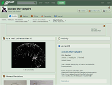 Tablet Screenshot of craven-the-vampire.deviantart.com