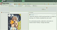Desktop Screenshot of black-feather.deviantart.com