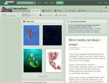 Tablet Screenshot of mermafied.deviantart.com