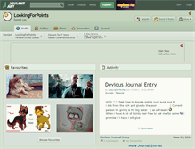 Tablet Screenshot of lookingforpoints.deviantart.com
