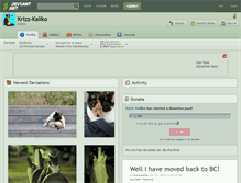 Tablet Screenshot of krizz-kaliko.deviantart.com