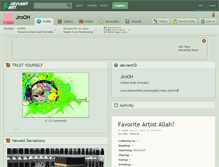 Tablet Screenshot of jrooh.deviantart.com