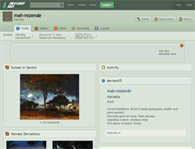 Tablet Screenshot of mah-rezende.deviantart.com