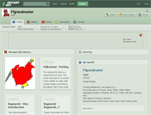 Tablet Screenshot of ffgrandmaster.deviantart.com