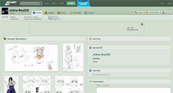 Desktop Screenshot of anime-boy008.deviantart.com