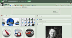 Desktop Screenshot of presto-x.deviantart.com