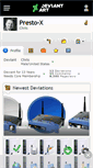 Mobile Screenshot of presto-x.deviantart.com