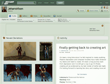 Tablet Screenshot of jeharravixen.deviantart.com