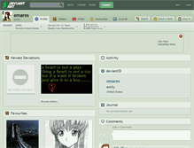 Tablet Screenshot of emares.deviantart.com