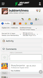 Mobile Screenshot of bubblerichness.deviantart.com