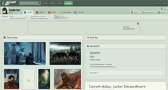 Desktop Screenshot of kadarian.deviantart.com