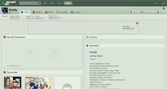 Desktop Screenshot of kraidy.deviantart.com