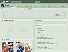 Tablet Screenshot of kraidy.deviantart.com