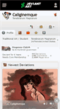 Mobile Screenshot of caliginemque.deviantart.com